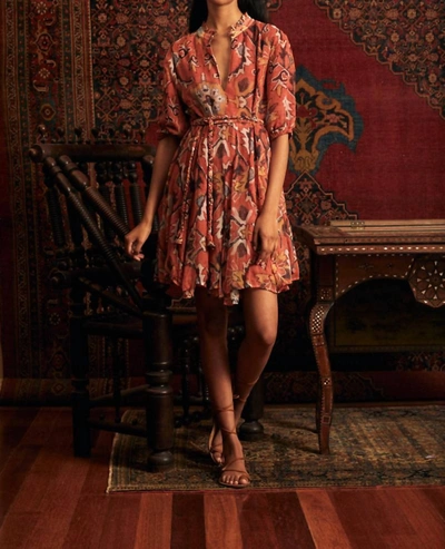Shop Hannah Artwear Gaia Dress In Esha In Multi