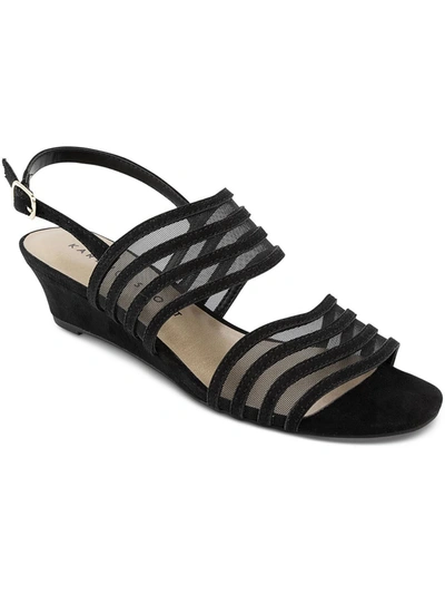 Shop Karen Scott Diraa Womens Faux Leather Dressy Slingback Sandals In Multi