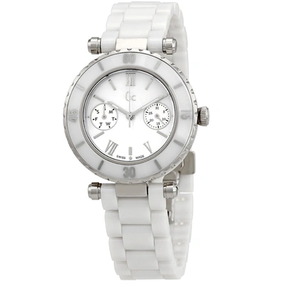 Shop Guess Women's Classic Mother Of Pearl Dial Watch In Silver