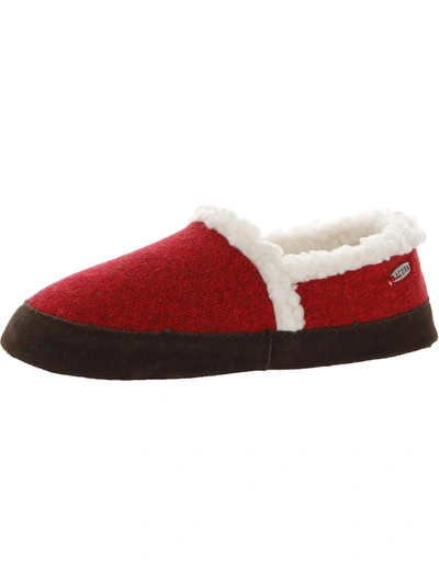 Shop Acorn Womens Marled Wool Blend Moccasin Slippers In Multi