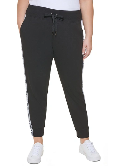 Shop Calvin Klein Performance Plus Womens Sweatpants Fitness Jogger Pants In Black