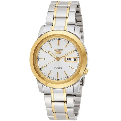 Shop Seiko Men's Classic White Dial Watch