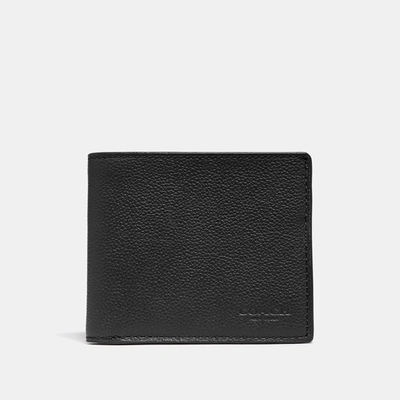 Shop Coach Outlet Id Billfold Wallet In Black