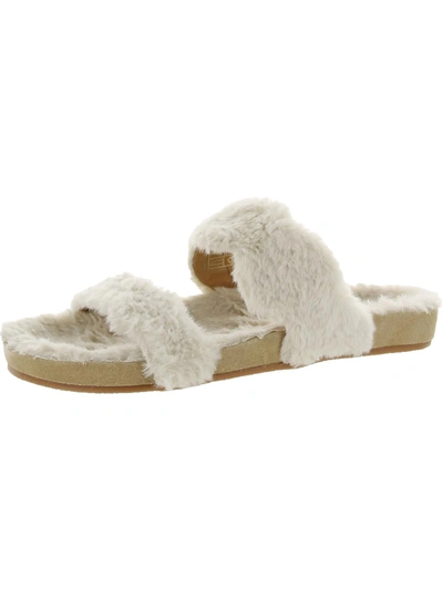 Shop Jack Rogers Lauren Womens Cozy Slip On Slide Sandals In White