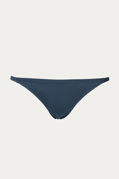 Shop Asceno Biarritz Bikini Bottom In Teal In Blue