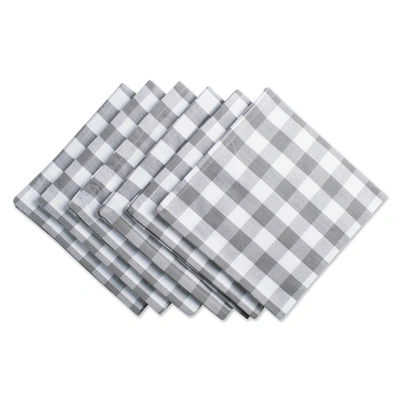 Dii Checkers Tabletop Napkin (set Of 6)
