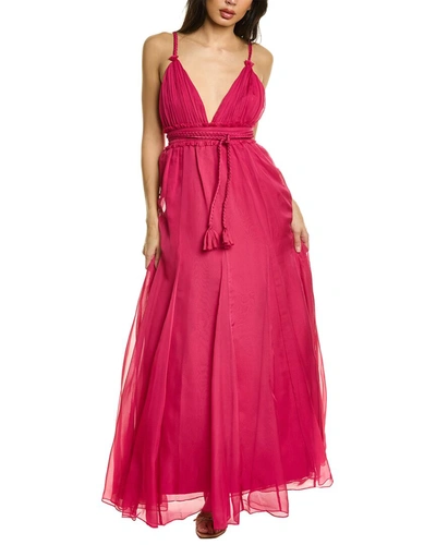 Shop Alice And Olivia Carisa Ballgown In Pink