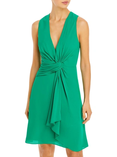 Shop Bcbgmaxazria Womens Sleeveless Mini Cocktail And Party Dress In Green