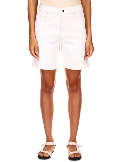 Shop Sanctuary Denim Womens Denim Boy Cut Bermuda Shorts In White