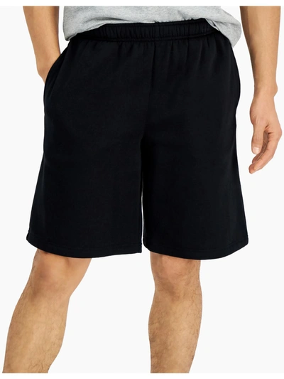 Shop Ideology Mens Fleece 10" Inseam Casual Shorts In Black