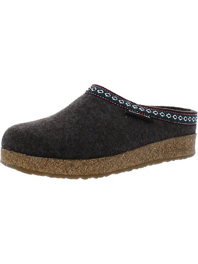 Shop Haflinger Classic Grizzly Womens Wool Felted Clogs In Multi