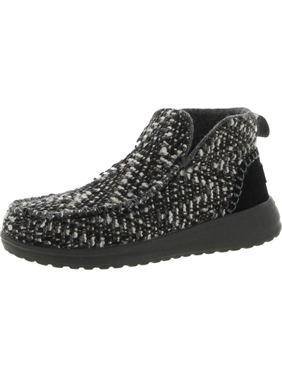 Hey Dude Denny Womens Lined Slip On Ankle Boots In Multi