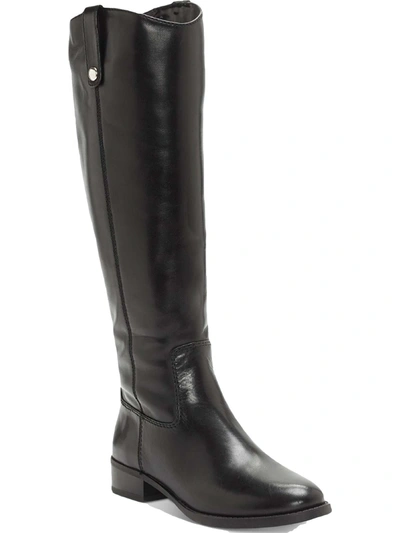 Inc Fawne Womens Leather Knee-high Riding Boots In Black