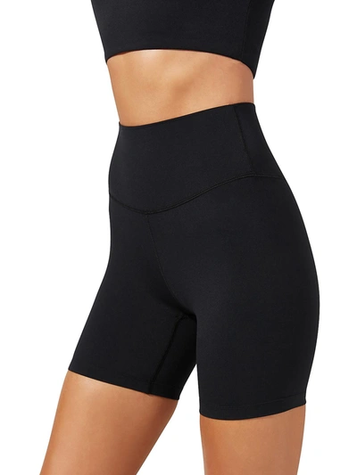 Shop Splits59 Airweight Womens High-waist Fitness Bike Shorts In Black