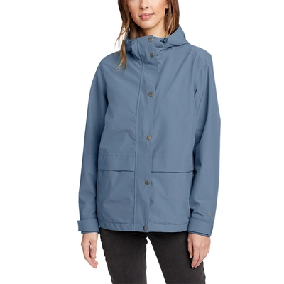 Eddie Bauer Woen's Rainfoil Packable Jacket, Deep Eggplant Recycled