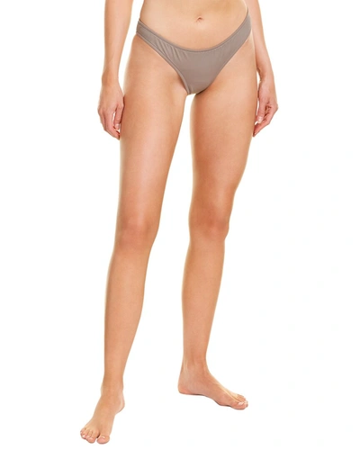 Shop Sportsillustrated Swim Sports Illustrated Swim Low-rise Swim Bikini Bottom In Brown