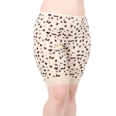 Undersummers By Carrierae Fusion Moisture Wicking Anti Chafing Shortlette Slipshort 9" In Multi