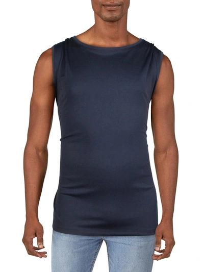 Shop Ideology Big & Tall Mens Fitness Workout Shirts & Tops In Blue