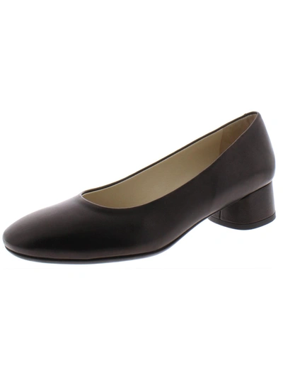 Shop Amalfi By Rangoni Record Womens Leather Slip On Pumps In Black