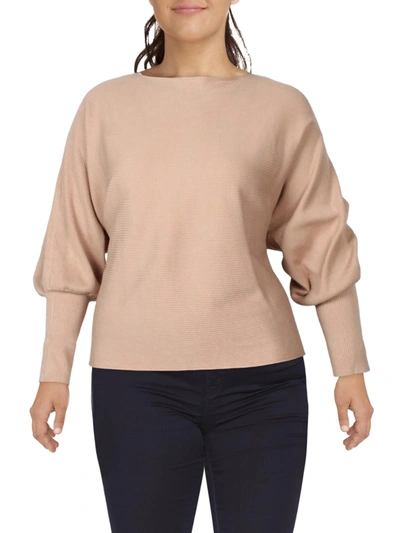 Shop Anne Klein Womens Boatneck Dolman Sleeves Pullover Sweater In Beige