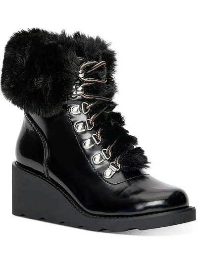 Inc Hannia Womens Padded Insole Lace Up Booties In Multi