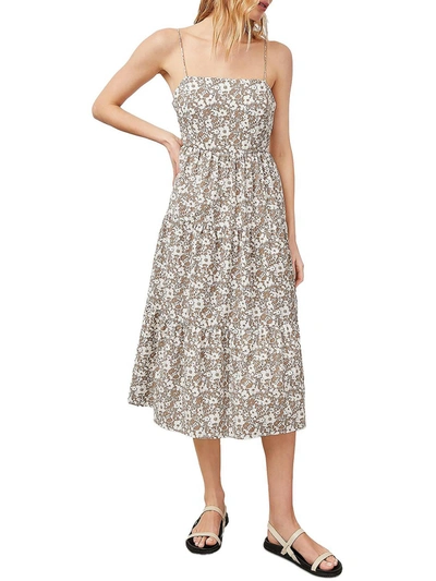 Shop Rails Leni Womens Organic Cotton Floral Print Maxi Dress In Multi