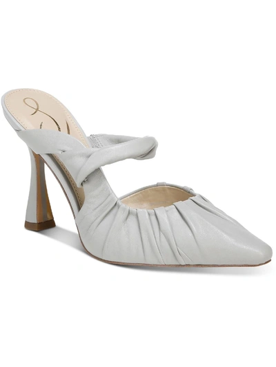 Sam Edelman Tillary Womens Leather Ruched Mules In Multi