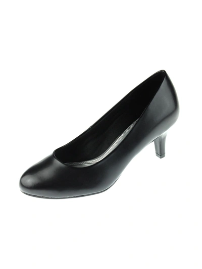 Shop Lifestride Parigi Womens Slip On Round Toe Heels In Black