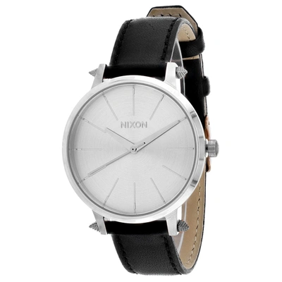 Shop Nixon Women's Silver Dial Watch In White