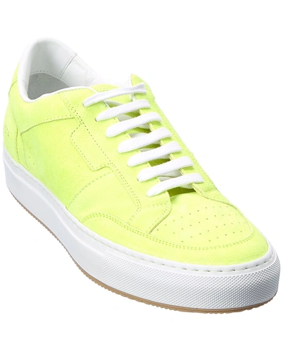 Shop Common Projects Suede Sneaker In Green