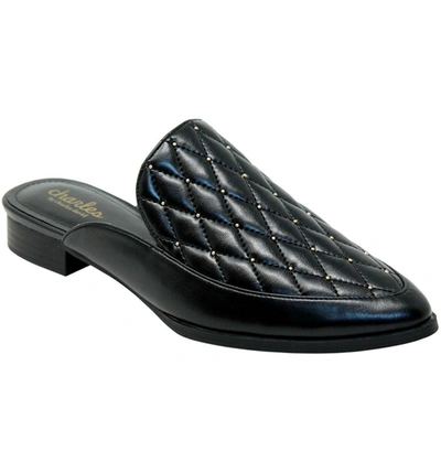 Charles By Charles David Este Quilted Mule In Black