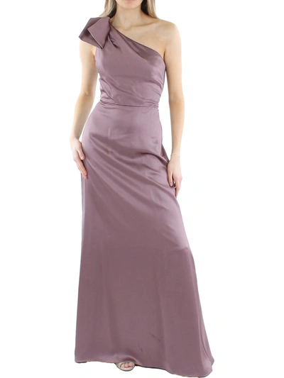 Shop Amsale Womens Satin A-line Evening Dress In Multi