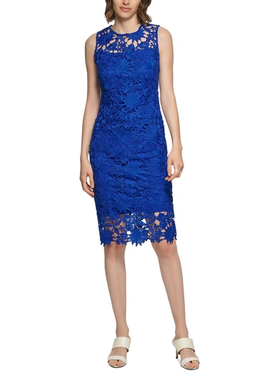 CALVIN KLEIN, Bright blue Women's Sheath Dress