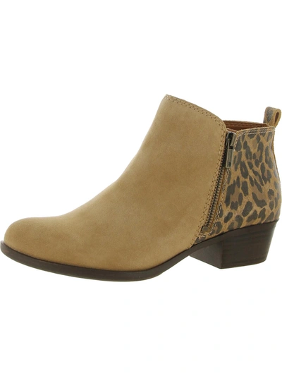 Shop Lucky Brand Basel Womens Textured Ankle Boots In Multi