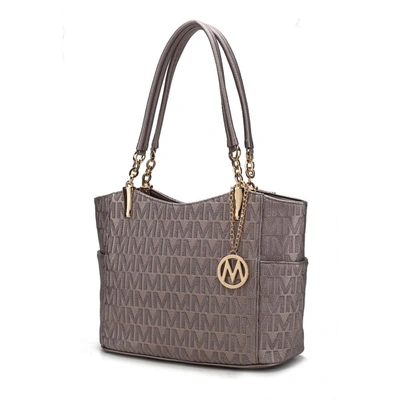 Mkf Collection By Mia K Malika M Signature Satchel Handbag In Brown