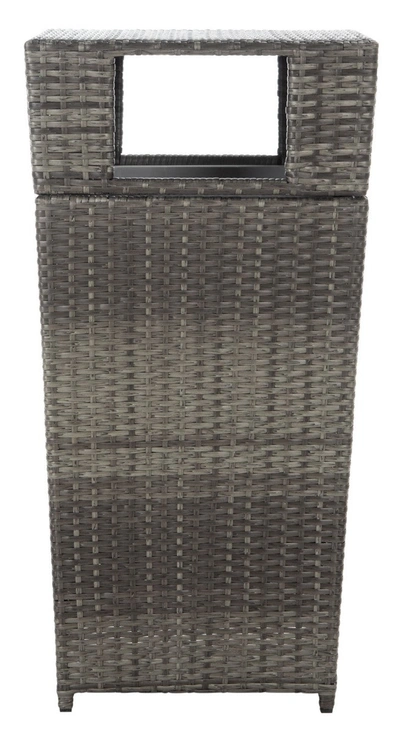 Safavieh Mazeli Outdoor Trash Bin