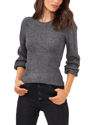 Shop 1.state Womens Casual Balloon Sleeve Pullover Sweater In Grey