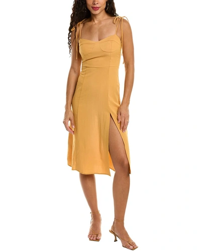 Shop Moonsea Dress In Yellow