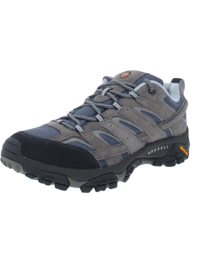 Shop Merrell Moab 2 Vent Womens Suede Low Top Hiking Shoes In Grey