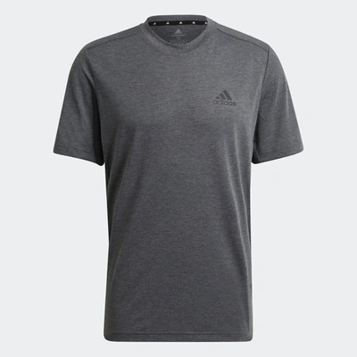 Shop Adidas Originals Men's Adidas Aeroready Designed To Move Feelready Sport Tee In Grey