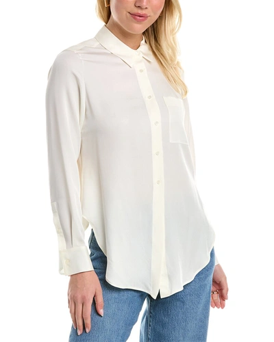 Shop Theory Hekanina Silk Shirt In White