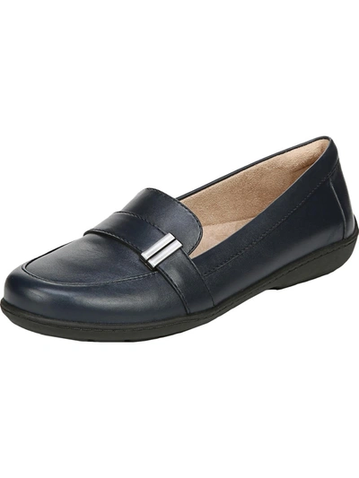 Shop Soul Naturalizer Kentley Womens Leather Slip On Loafers In Blue