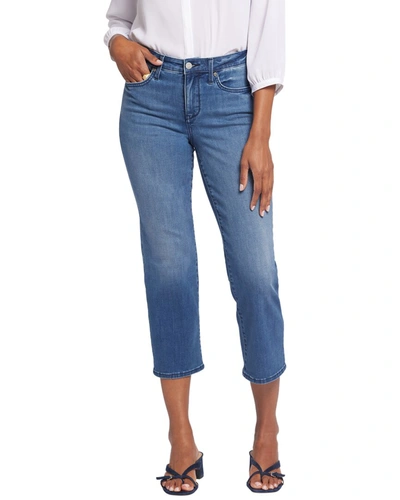 Shop Nydj Relaxed Piper Crop In Blue