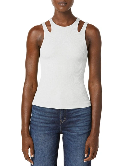 Shop Hudson Womens Ribbed Cut Out Tank Top In White