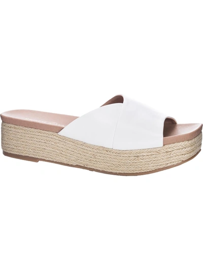 Shop Chinese Laundry Seamist Womens Espadrille Slide Sandals In White