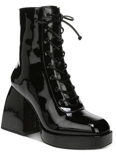Circus By Sam Edelman Kia Womens Block Heel Platform Mid-calf Boots In Black
