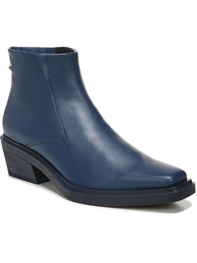 Shop Franco Sarto Forta Womens Zipper Square Toe Ankle Boots In Multi
