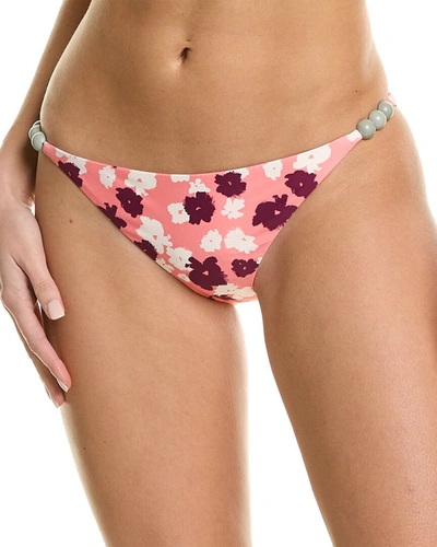 Shop Tanya Taylor Tia Bikini Bottom In Pink