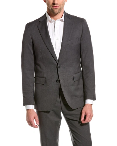 Shop Alton Lane The Mercantile Tailored Fit Suit With Flat Front Pant In Grey