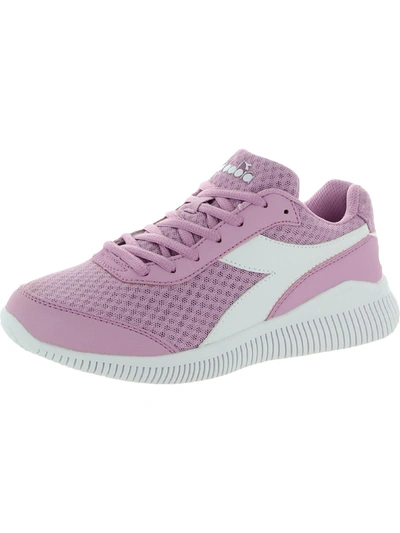 Shop Diadora Eagle 3 Womens Fitness Workout Running Shoes In Purple